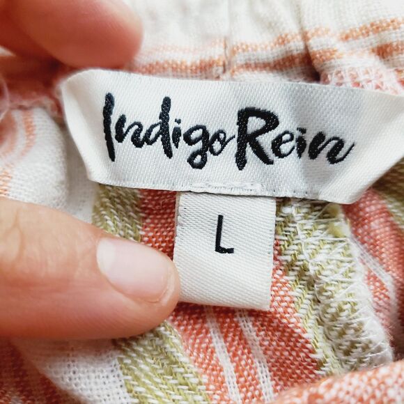 Indigo Rein Womens Cargo Pull On Jogger Pants Hi-Rise Size Large - Picture 7 of 8